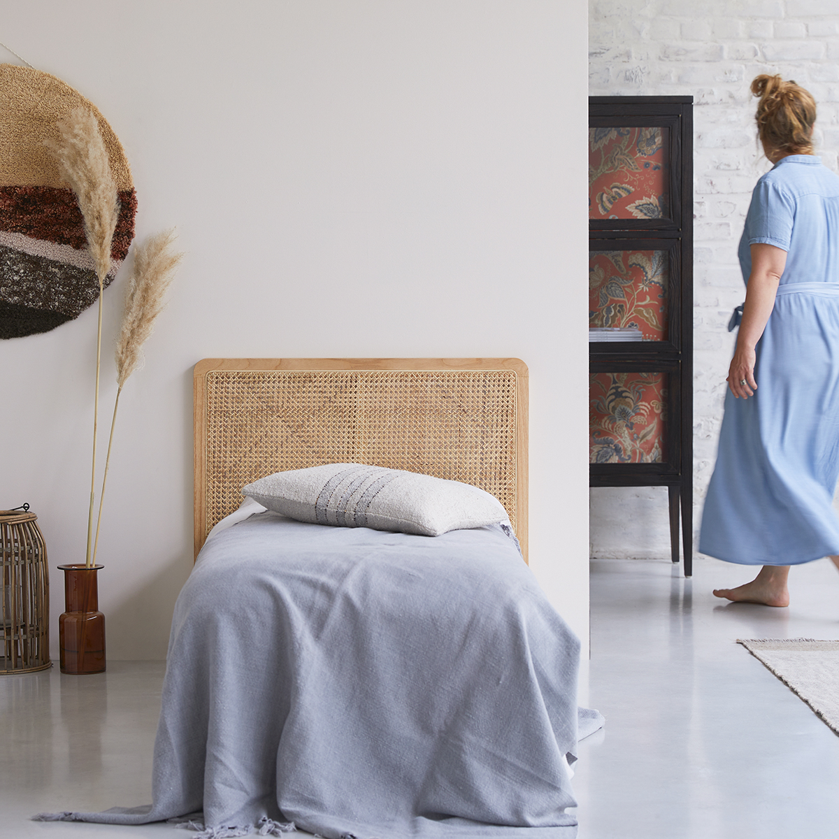 Adèle - Kopfteil aus Rattangeflecht 90 cm Adèle - Kopfteil aus Rattangeflecht 90 cm