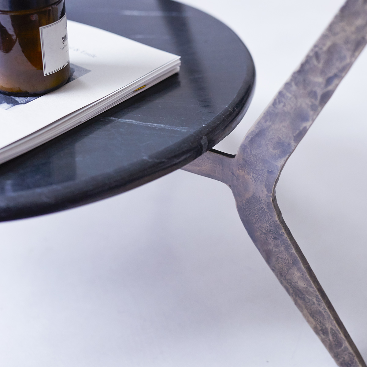Coffee table in marble and metal - Two material coffee tables in glass ...