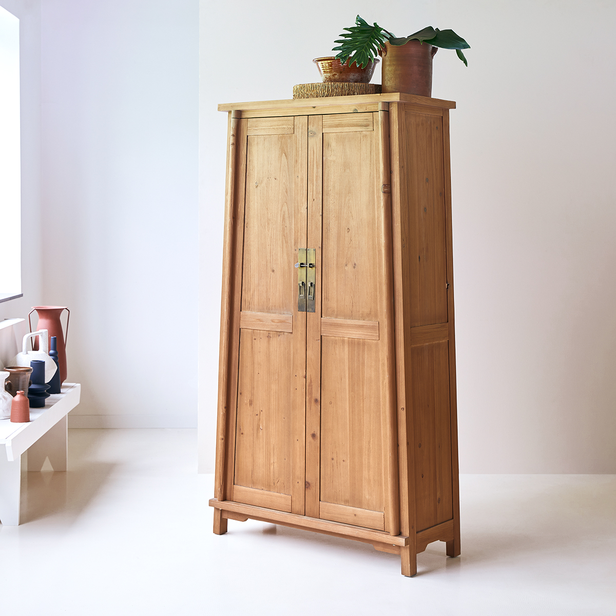 Armoire En Pin Cm Meubles De Rangement Pour S Jour Tikamoon