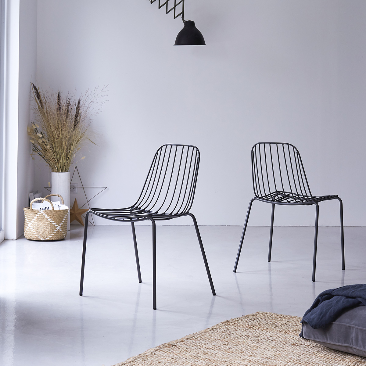 Arty - Stuhl aus Metall dark grey Arty - Stuhl aus Metall dark grey
