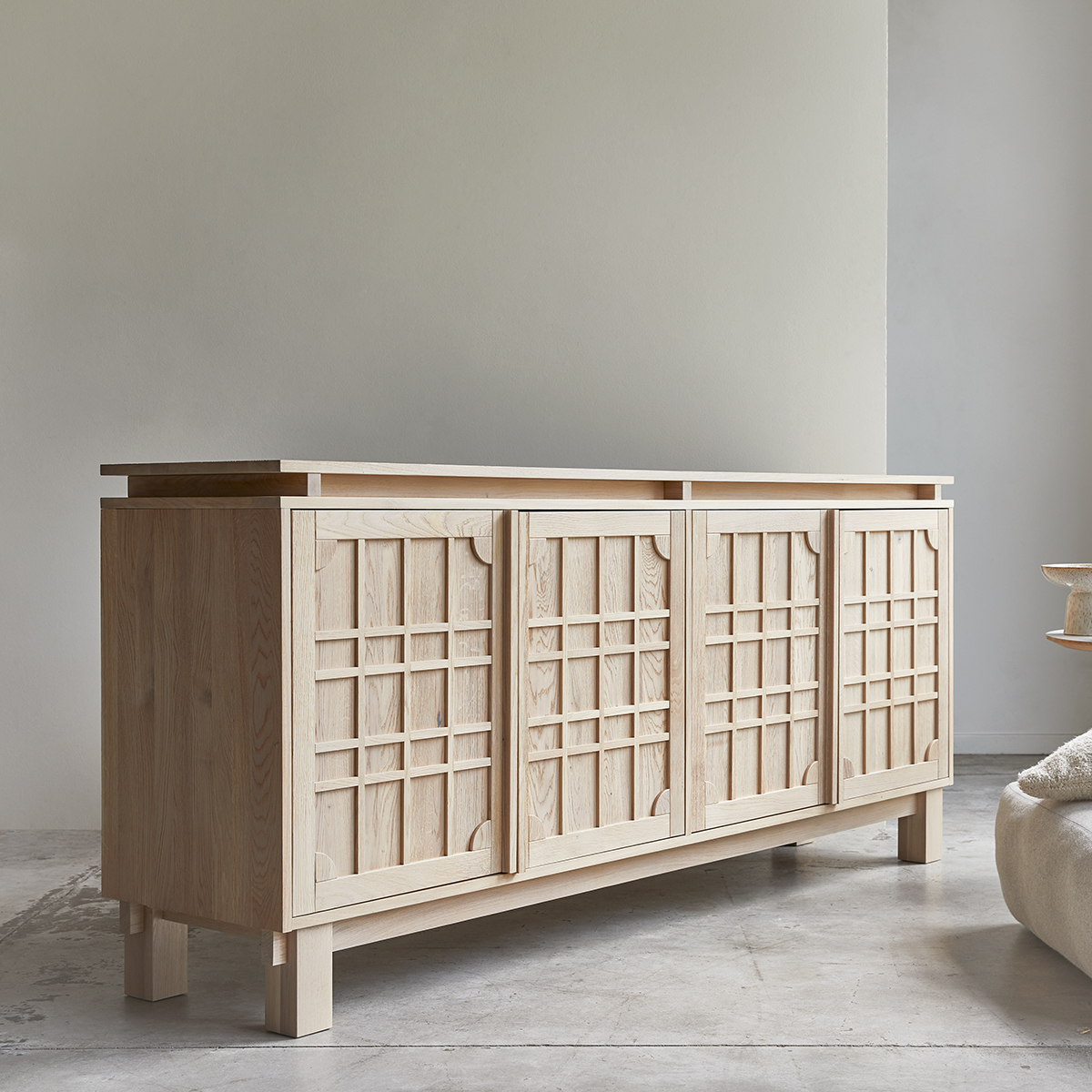 Bodi - Buffet en chêne massif 220 cm Bodi - Buffet en chêne massif 220 cm