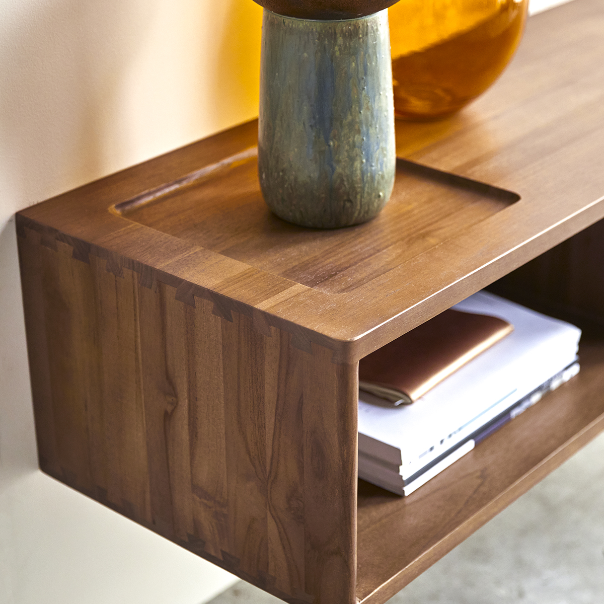Circa - TV Schrank aus massivem Teakholz 1 Schublade 110 cm Circa - TV Schrank aus massivem Teakholz 1 Schublade 110 cm