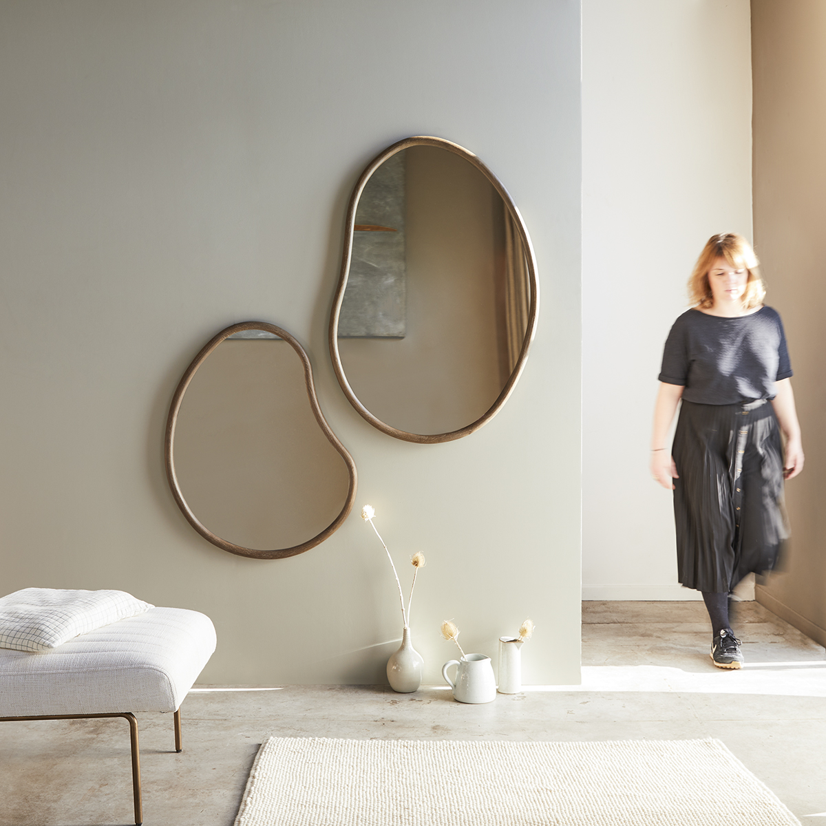 Dim - Miroir en mindi 100x70 cm Dim - Miroir en mindi 100x70 cm