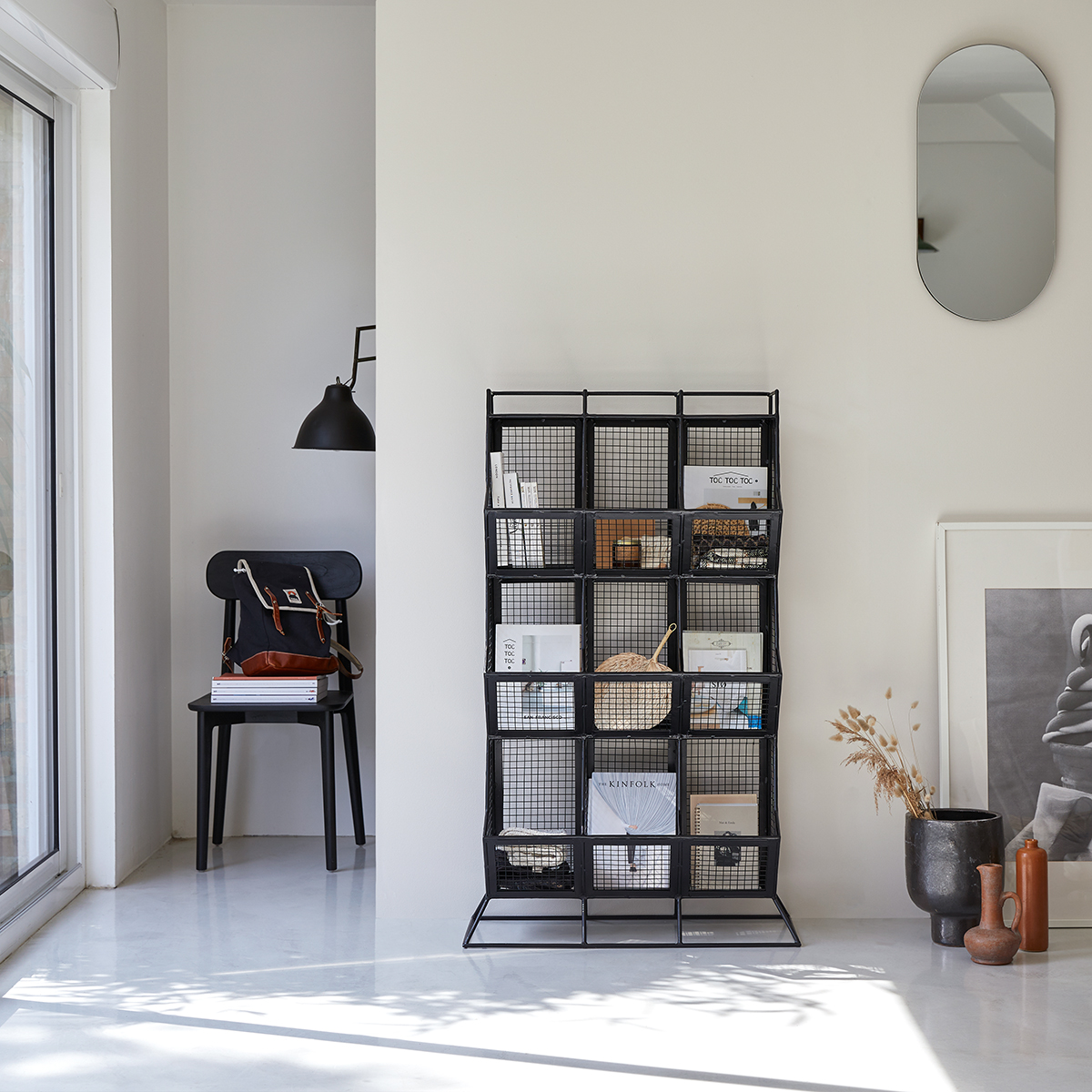 Etagere En Metal 135 Cm Rangement Casiers Pour La Chambre