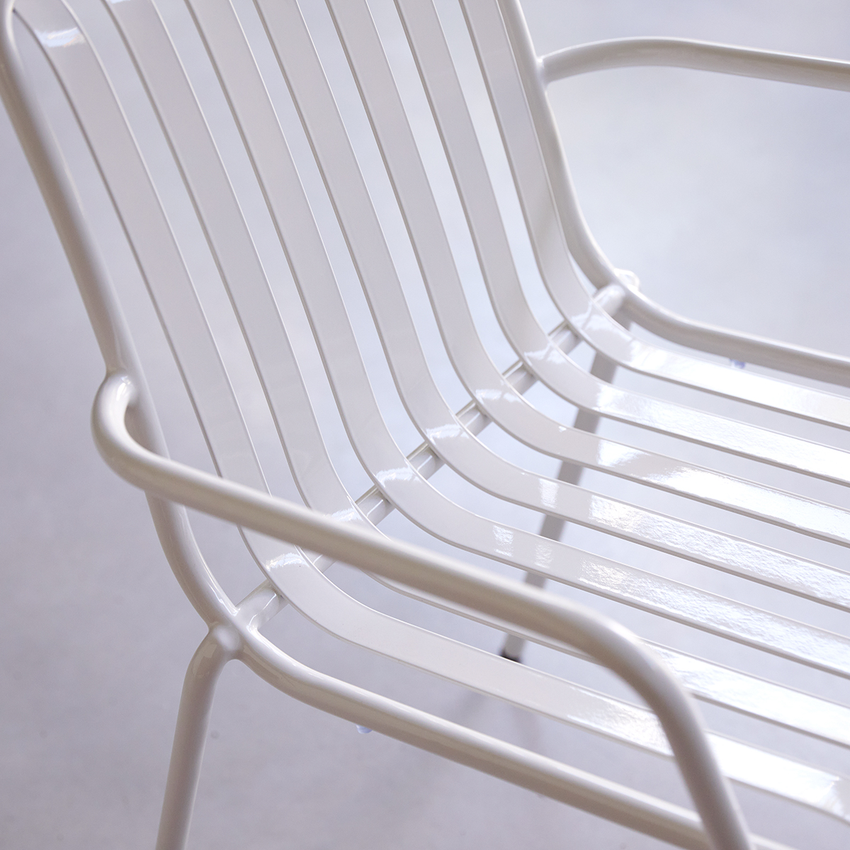 Gaby - Lehnstuhl aus Metall white Gaby - Lehnstuhl aus Metall white