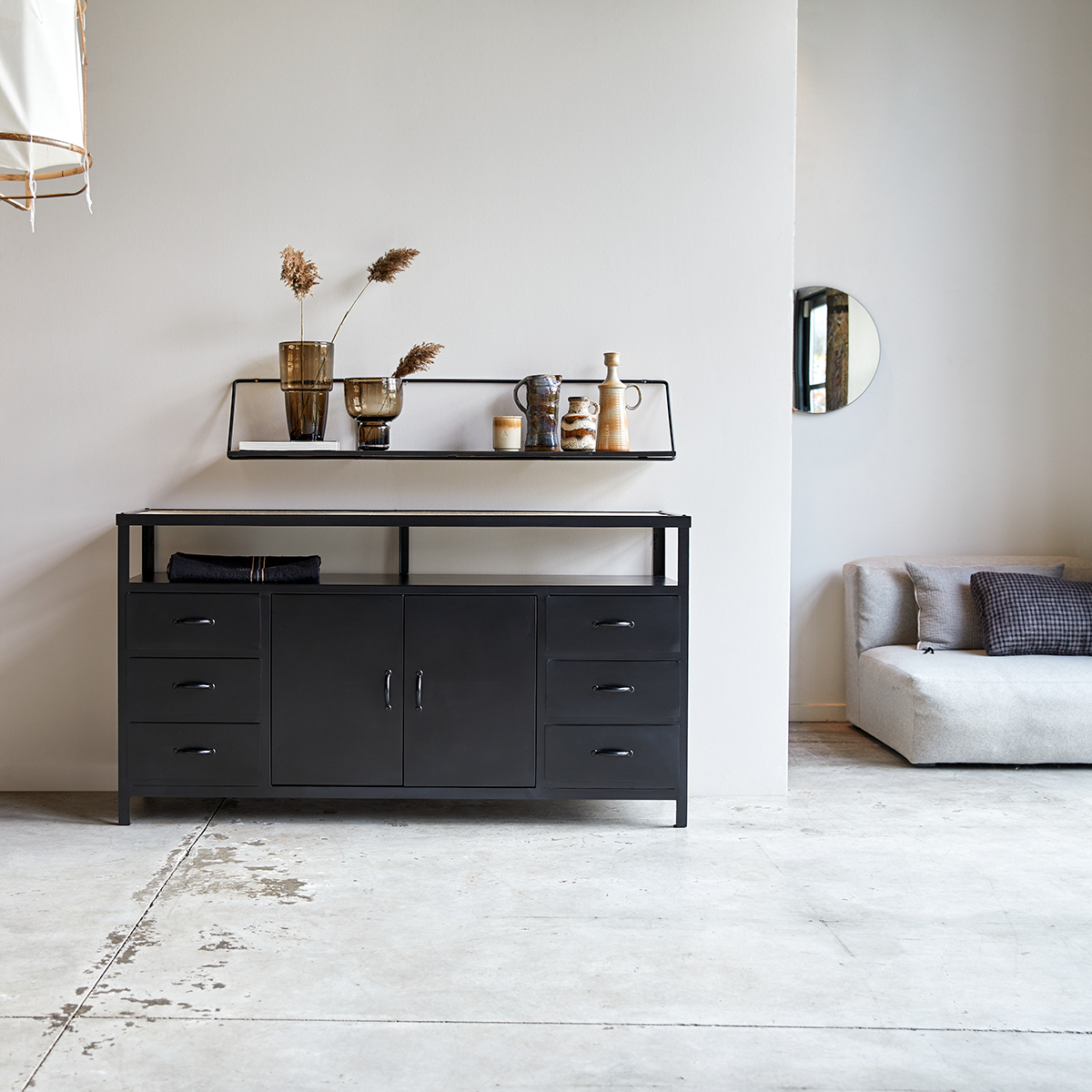 Industriel - Buffet aus Metall 160 cm Industriel - Buffet aus Metall 160 cm