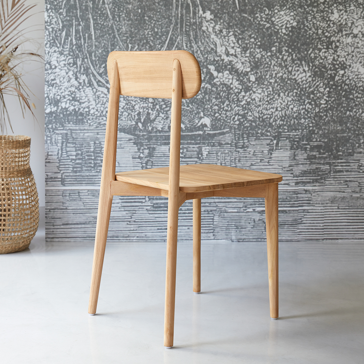Jonàk - Silla en teca maciza Jonàk - Silla en teca maciza