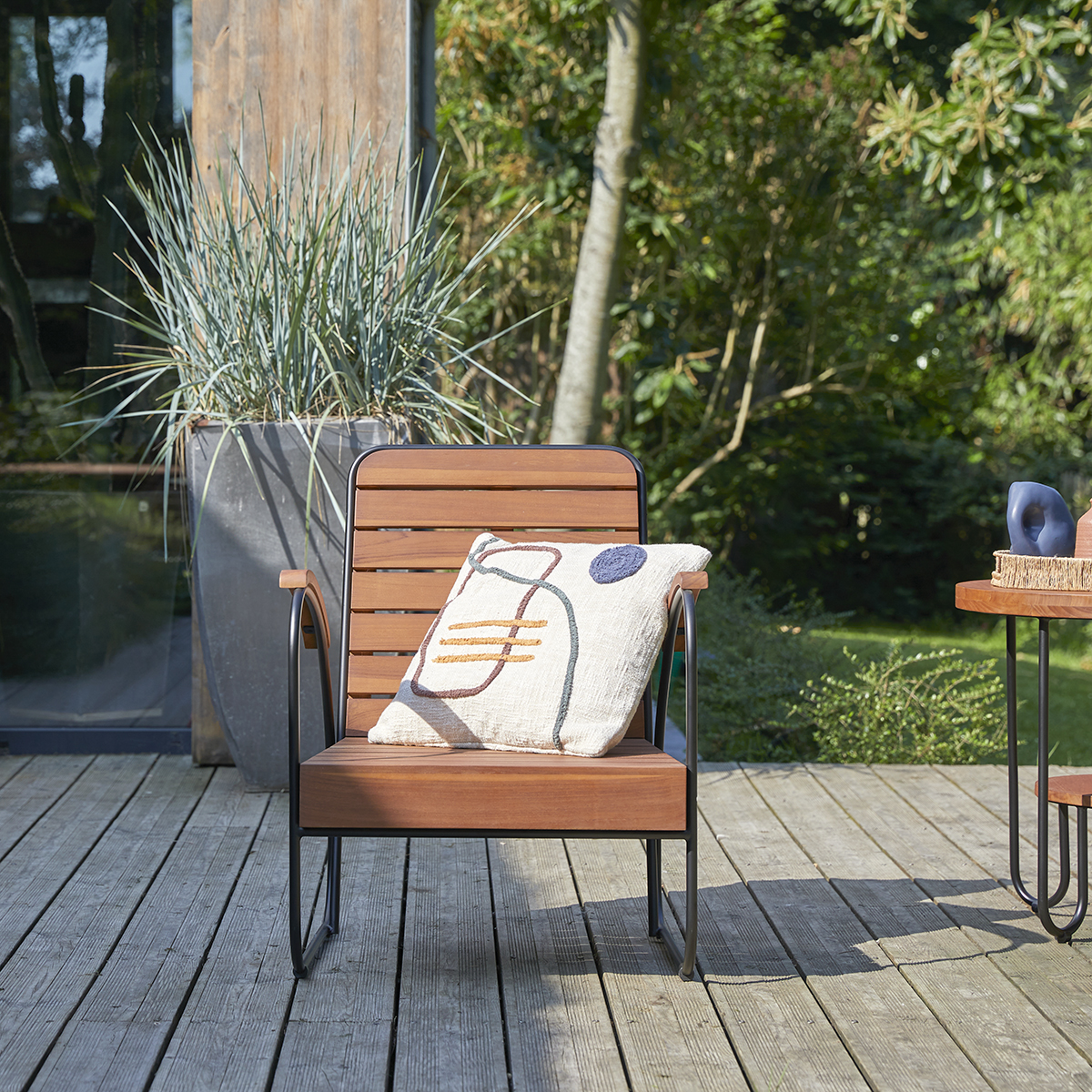 Key Wood - Gartensessel aus massivem Teakholz Key Wood - Gartensessel aus massivem Teakholz