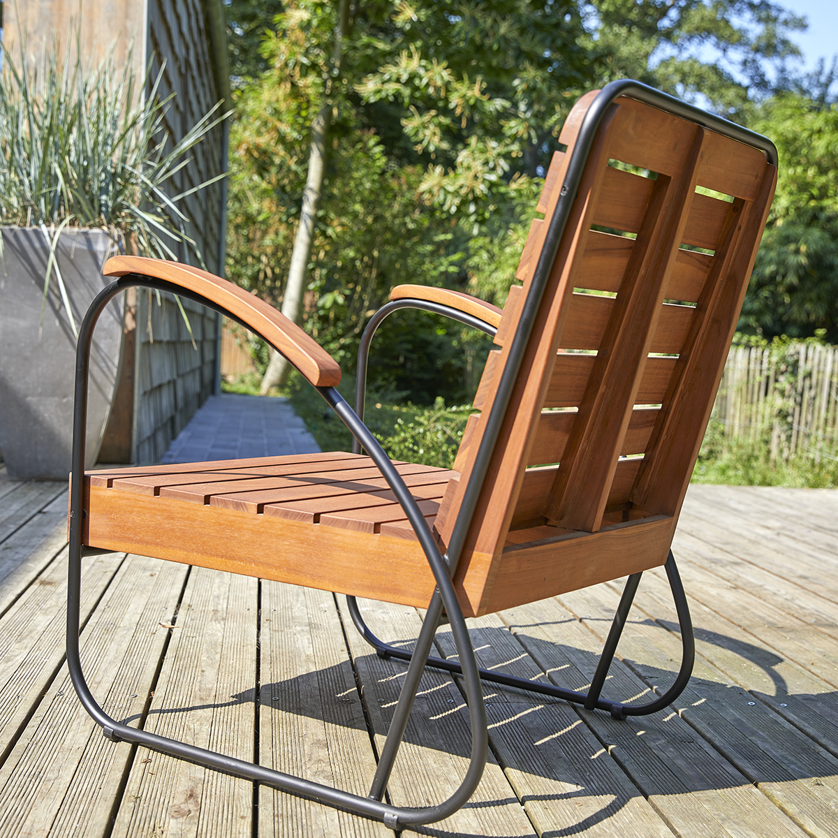 Key Wood - Gartensessel aus massivem Teakholz Key Wood - Gartensessel aus massivem Teakholz