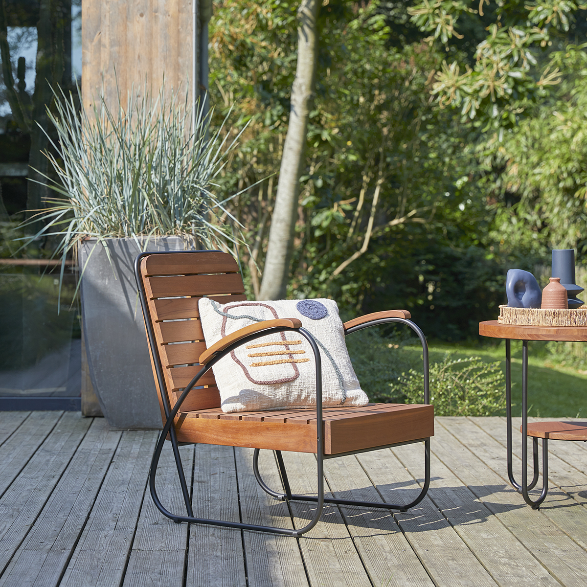 Key Wood - Gartensessel aus massivem Teakholz Key Wood - Gartensessel aus massivem Teakholz