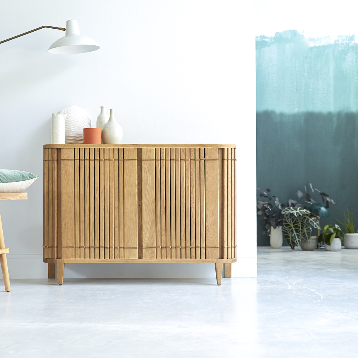 Koppar - Buffet en chêne massif 115 cm Koppar - Buffet en chêne massif 115 cm