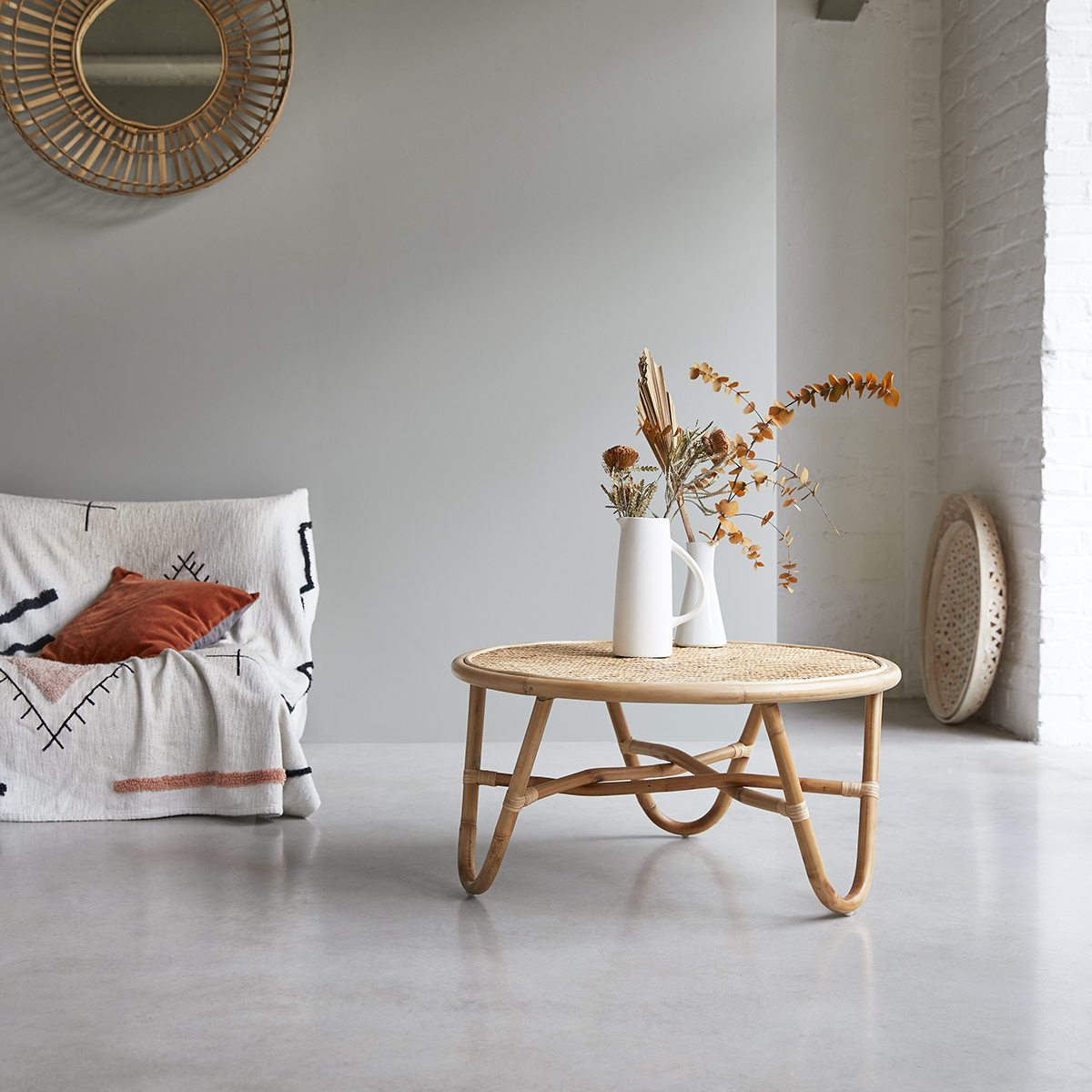 Lina - Table basse en rotin Lina - Table basse en rotin