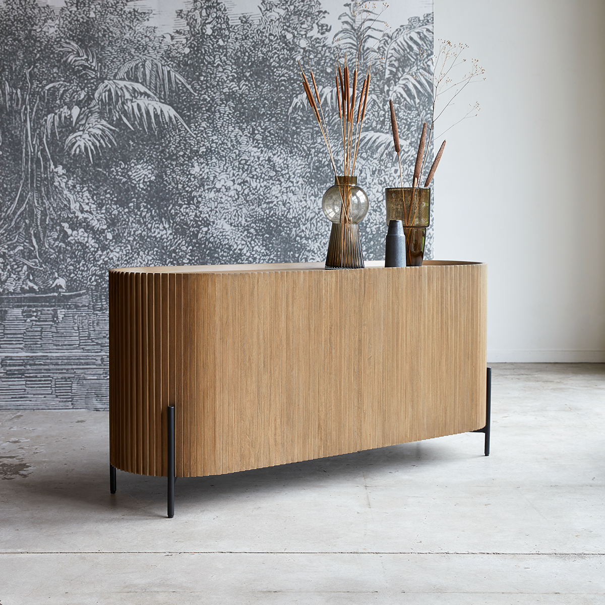 Lou - Buffet aus Mindi 150 cm Lou - Buffet aus Mindi 150 cm