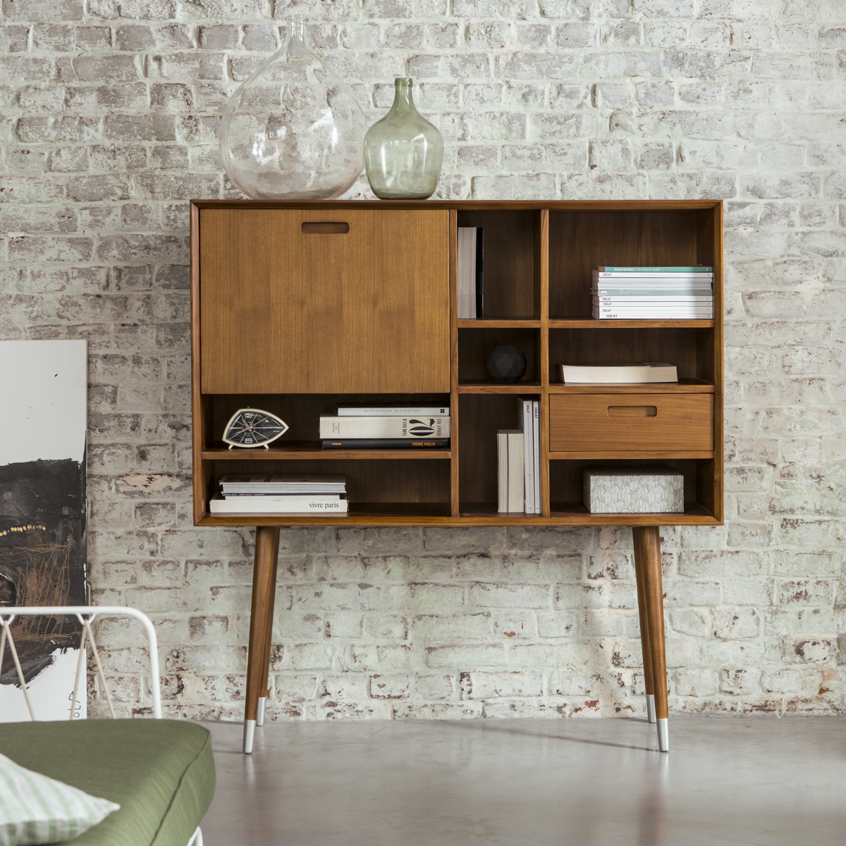 Magda 50's - Buffet aus massivem Mahagoniholz 130 cm Magda 50's - Buffet aus massivem Mahagoniholz 130 cm