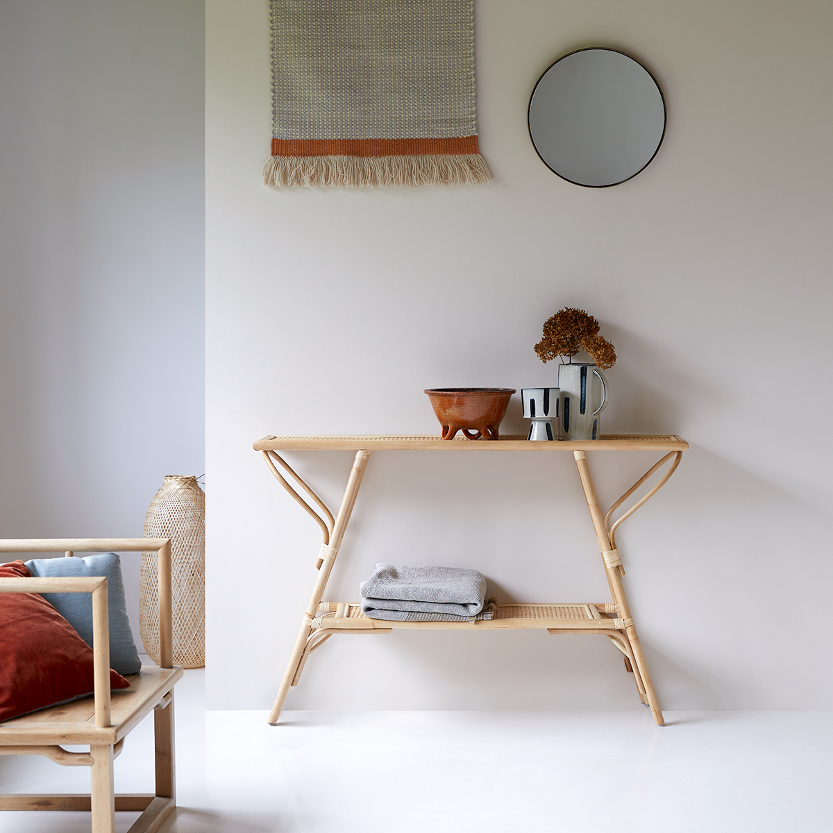 Marius - Console en rotin Marius - Console en rotin