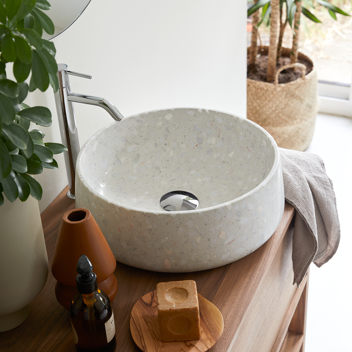 Milos - Vasque en terrazzo premium Milos - Vasque en terrazzo premium