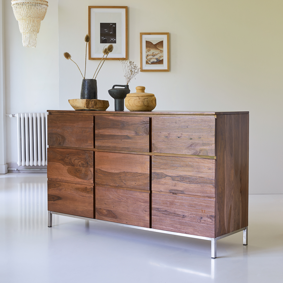 Nova - Buffet aus massivem Palisanderholz 155 cm Nova - Buffet aus massivem Palisanderholz 155 cm