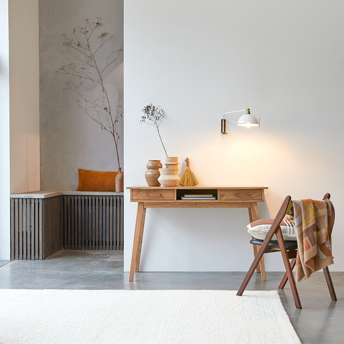 Oslo - Schreibtisch aus massivem Akazienholz Oslo - Schreibtisch aus massivem Akazienholz