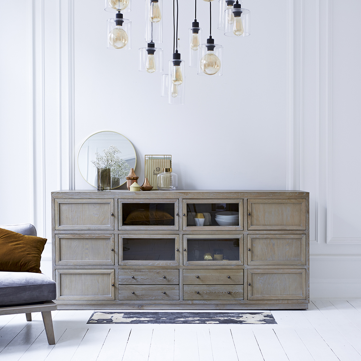 Oak sideboards sale Solid oak sideboards sale at Tikamoon