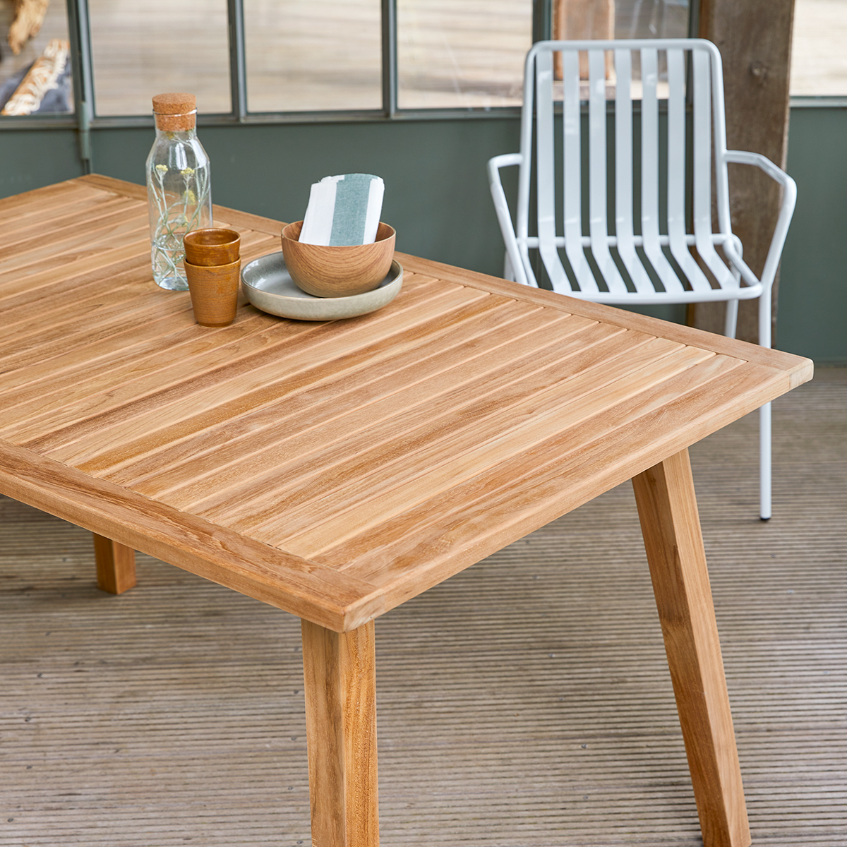 Teak Garden Table Sale of Pamoa Outdoor Furniture Tikamoon