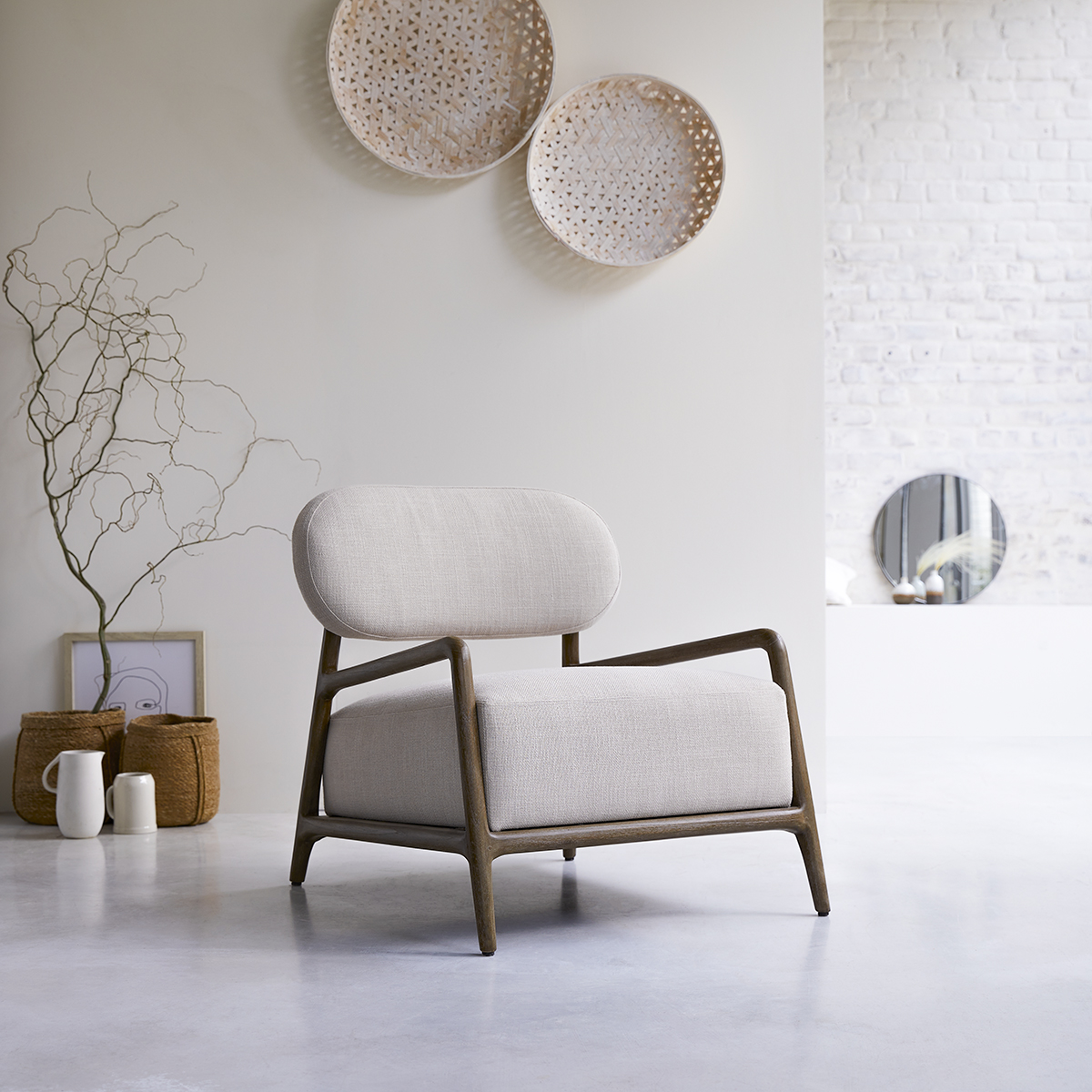 Romane - Sessel aus massivem Mindiholz Romane - Sessel aus massivem Mindiholz