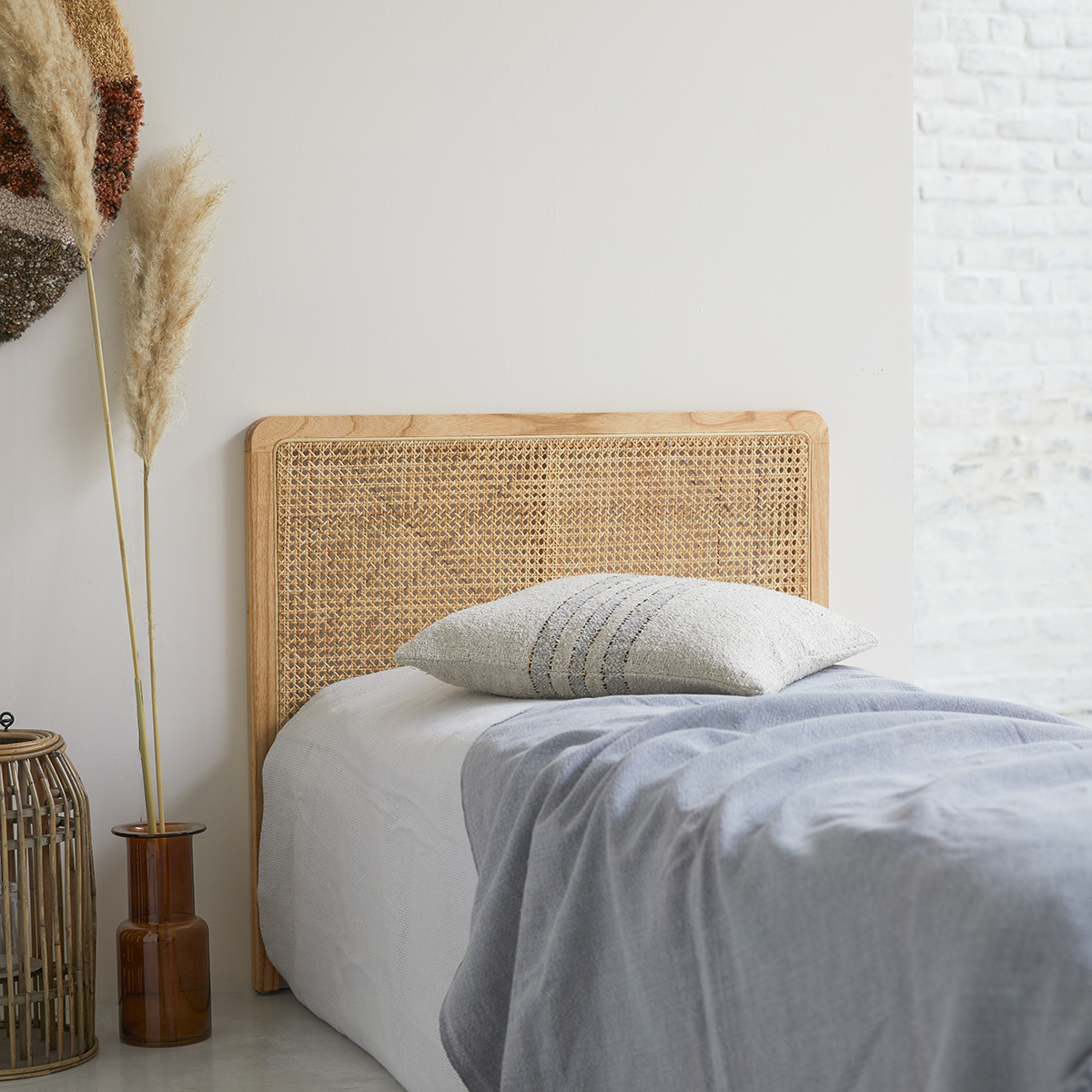 Tête de lit cannée en rotin 90 cm - Meubles pour la chambre