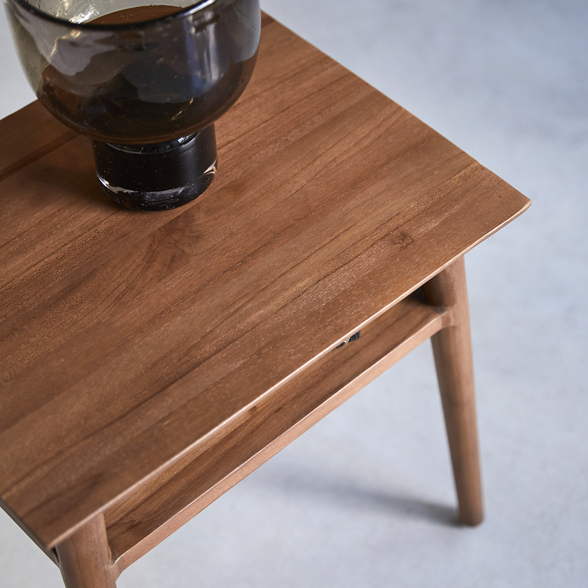 Tikamoon Vintage solid teak Bedside table