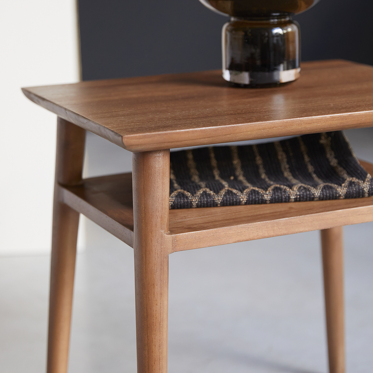 Tikamoon Vintage Solid Teak Side Table